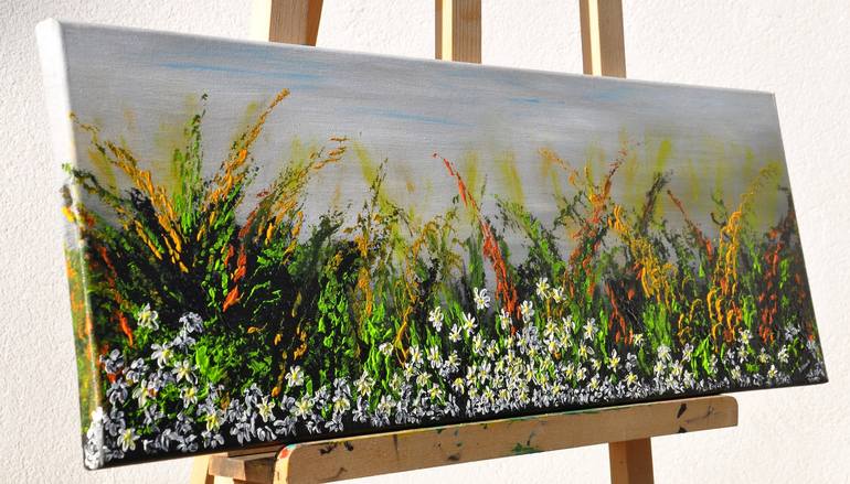 Original Garden Painting by Daniel Urbaník