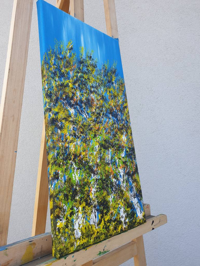 Original Expressionism Landscape Painting by Daniel Urbaník