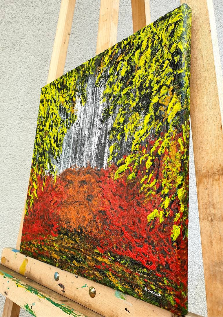 Original Expressionism Landscape Painting by Daniel Urbaník