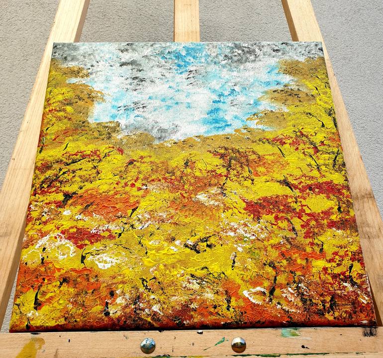 Original Expressionism Landscape Painting by Daniel Urbaník