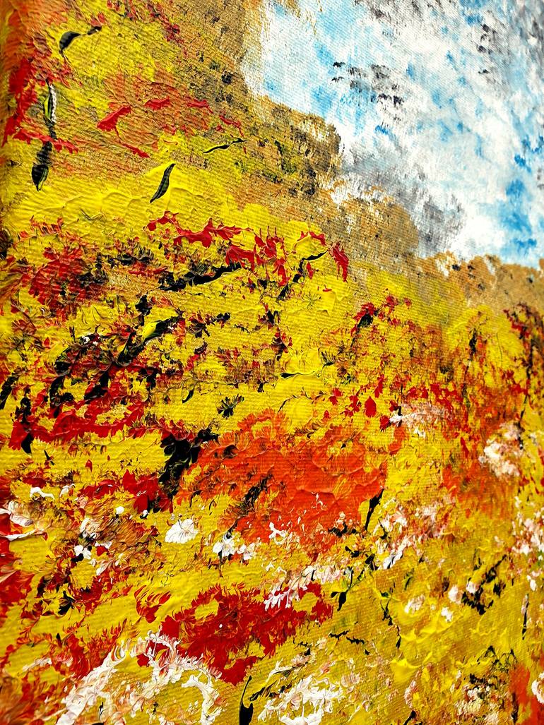 Original Expressionism Landscape Painting by Daniel Urbaník