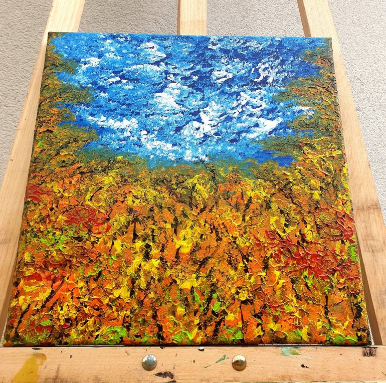 Original Expressionism Landscape Painting by Daniel Urbaník