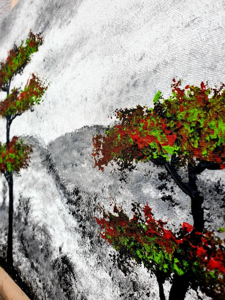 Original Expressionism Landscape Painting by Daniel Urbaník