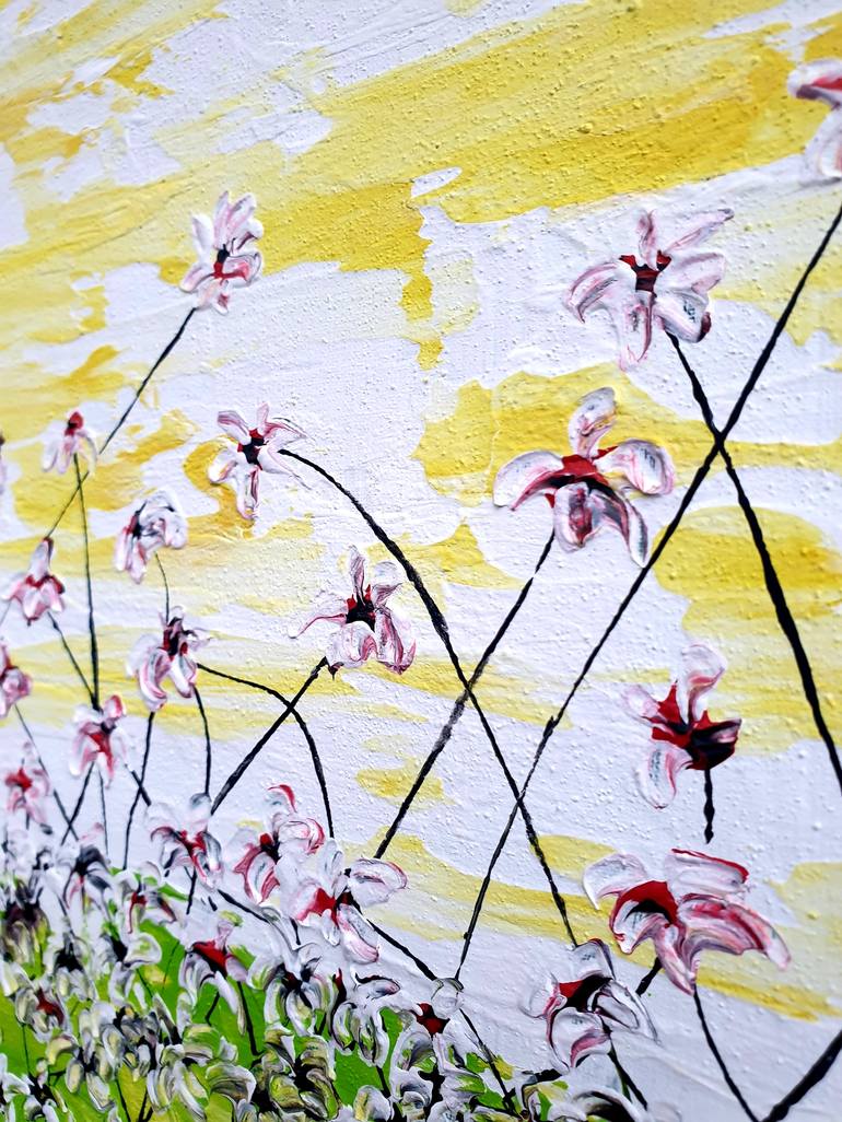 Original Impressionism Floral Painting by Daniel Urbaník