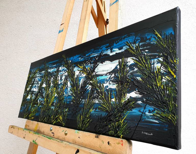 Original Expressionism Landscape Painting by Daniel Urbaník