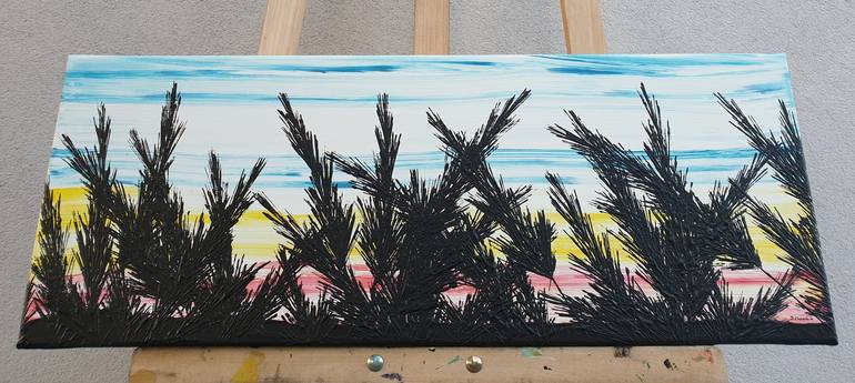 Original Expressionism Landscape Painting by Daniel Urbaník