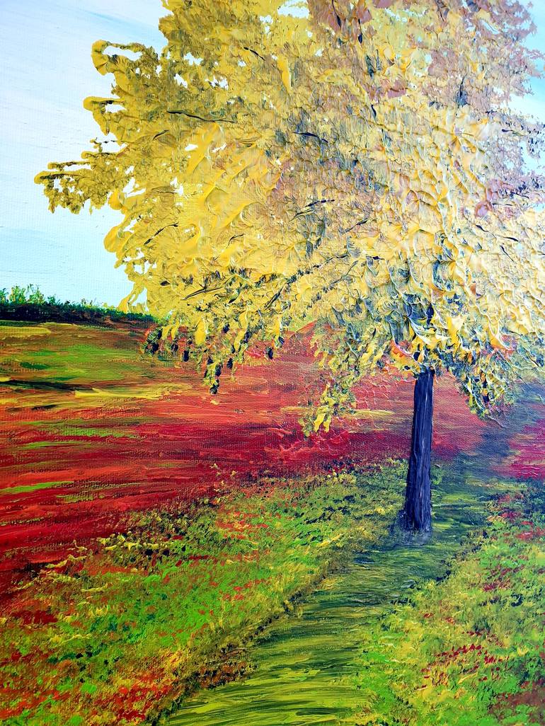 Original Impressionism Landscape Painting by Daniel Urbaník