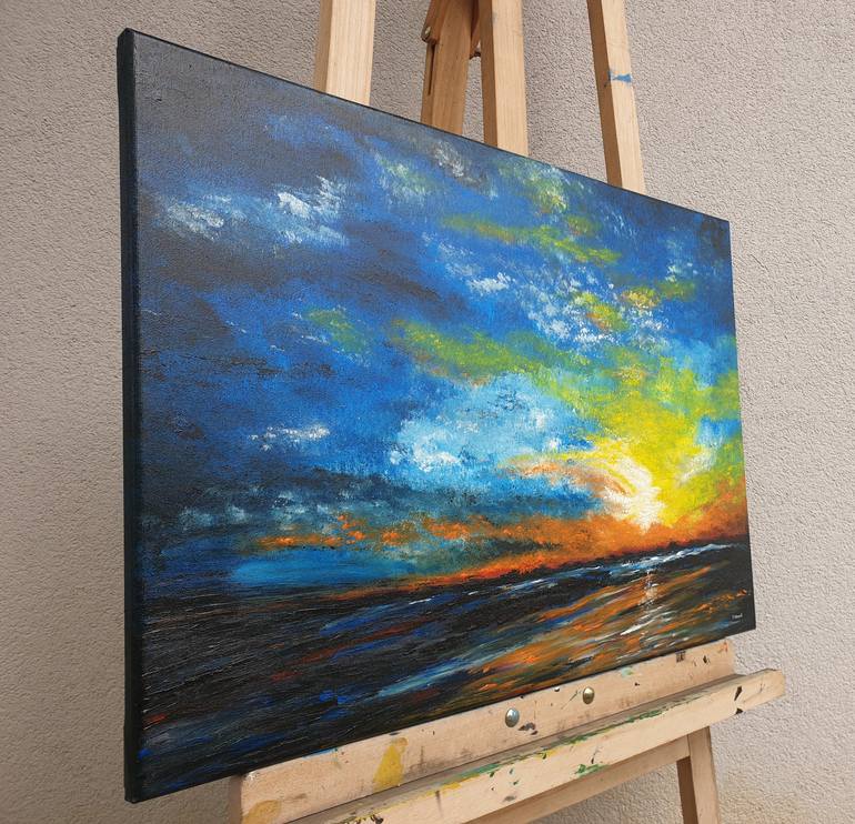 Original Impressionism Landscape Painting by Daniel Urbaník