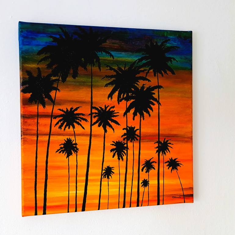 Original Expressionism Landscape Painting by Daniel Urbaník