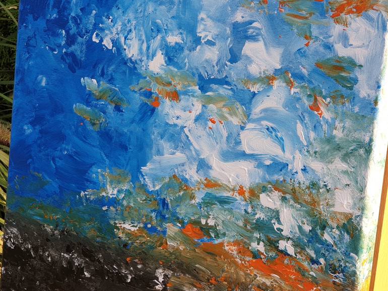 Original Abstract Landscape Painting by Daniel Urbaník