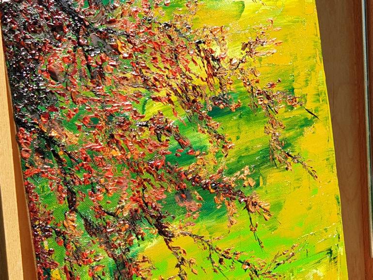 Original Abstract Expressionism Abstract Painting by Daniel Urbaník
