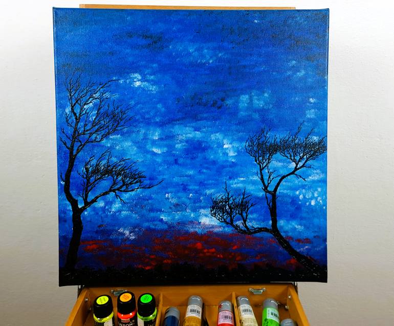 Original Impressionism Landscape Painting by Daniel Urbaník