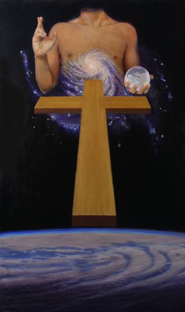 Original Surrealism Religious Paintings by Gordon Bell