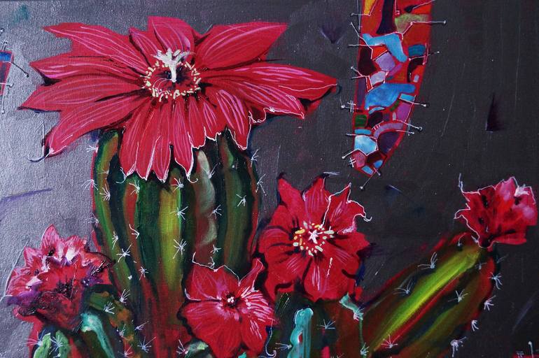 Original Floral Painting by Dariya Tumanova