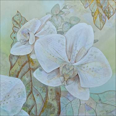 Original Floral Mixed Media by Shadia Derbyshire