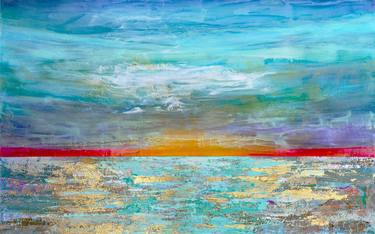 Original Seascape Mixed Media by Shadia Derbyshire