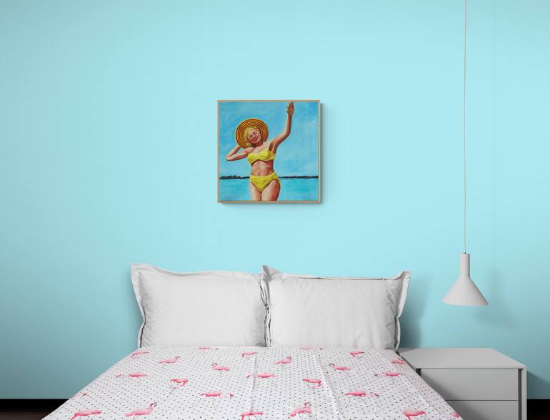 Original Figurative Women Painting by Valerie Lariviere