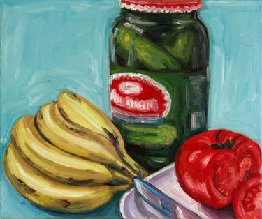 Print of Expressionism Food Paintings by Valerie Lariviere