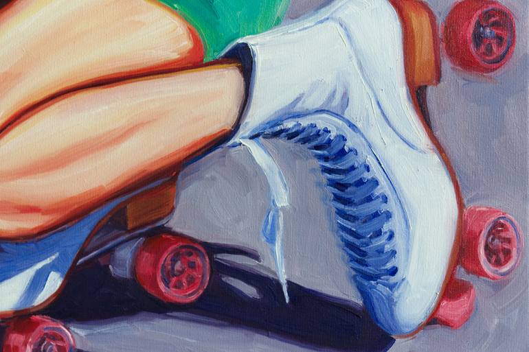 Original Figurative Women Painting by Valerie Lariviere