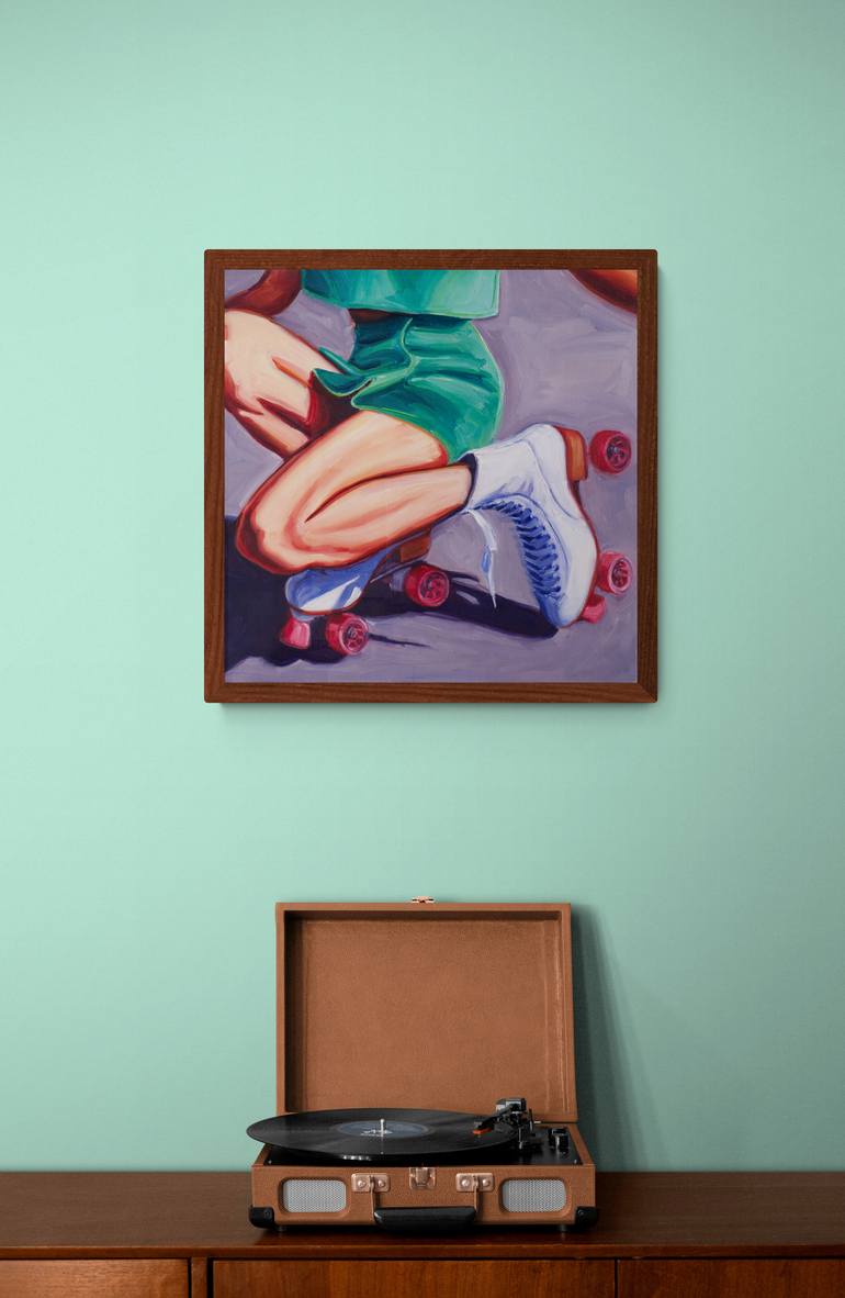Original Figurative Women Painting by Valerie Lariviere