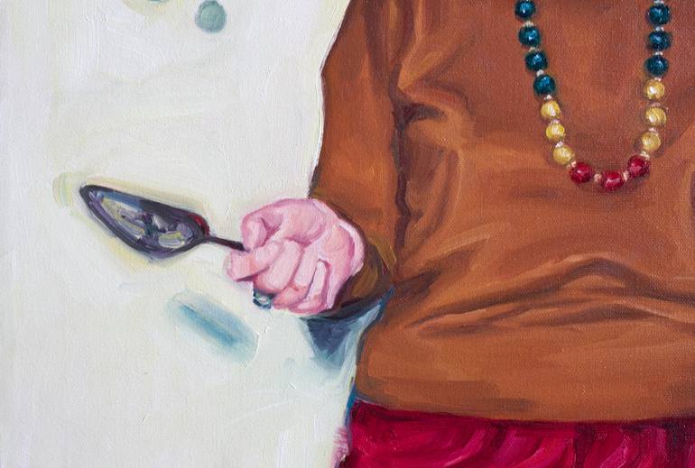 Original Figurative Women Painting by Valerie Lariviere