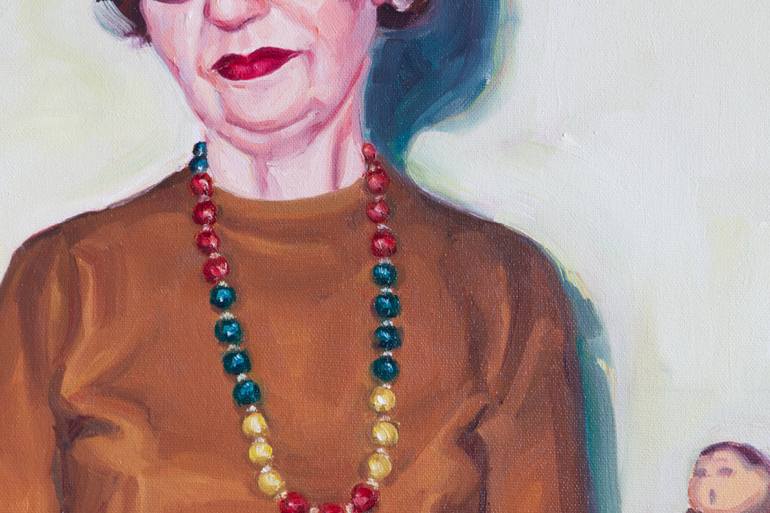 Original Figurative Women Painting by Valerie Lariviere
