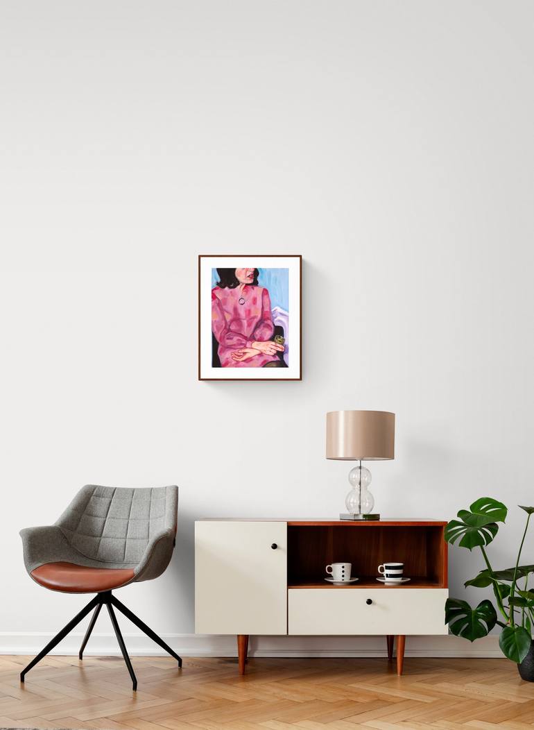 Original Figurative Women Painting by Valerie Lariviere