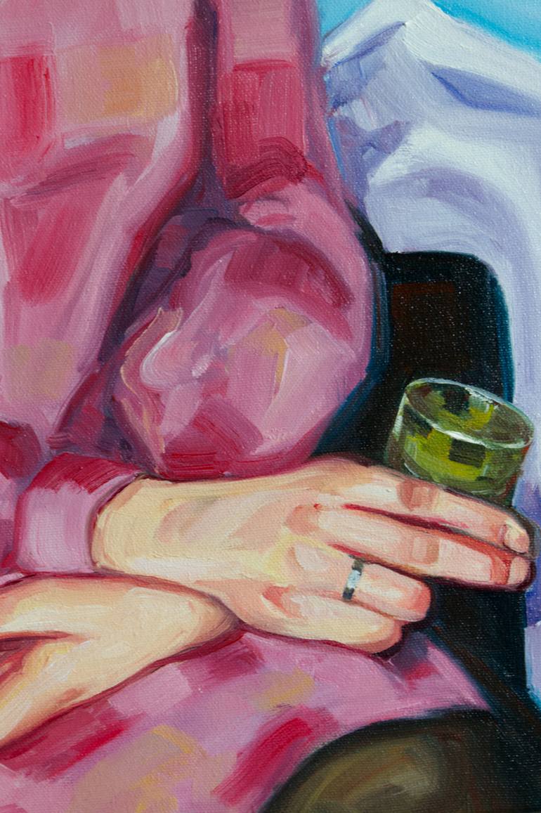 Original Figurative Women Painting by Valerie Lariviere