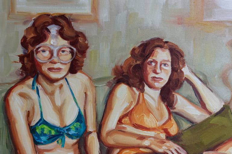 Original Women Painting by Valerie Lariviere