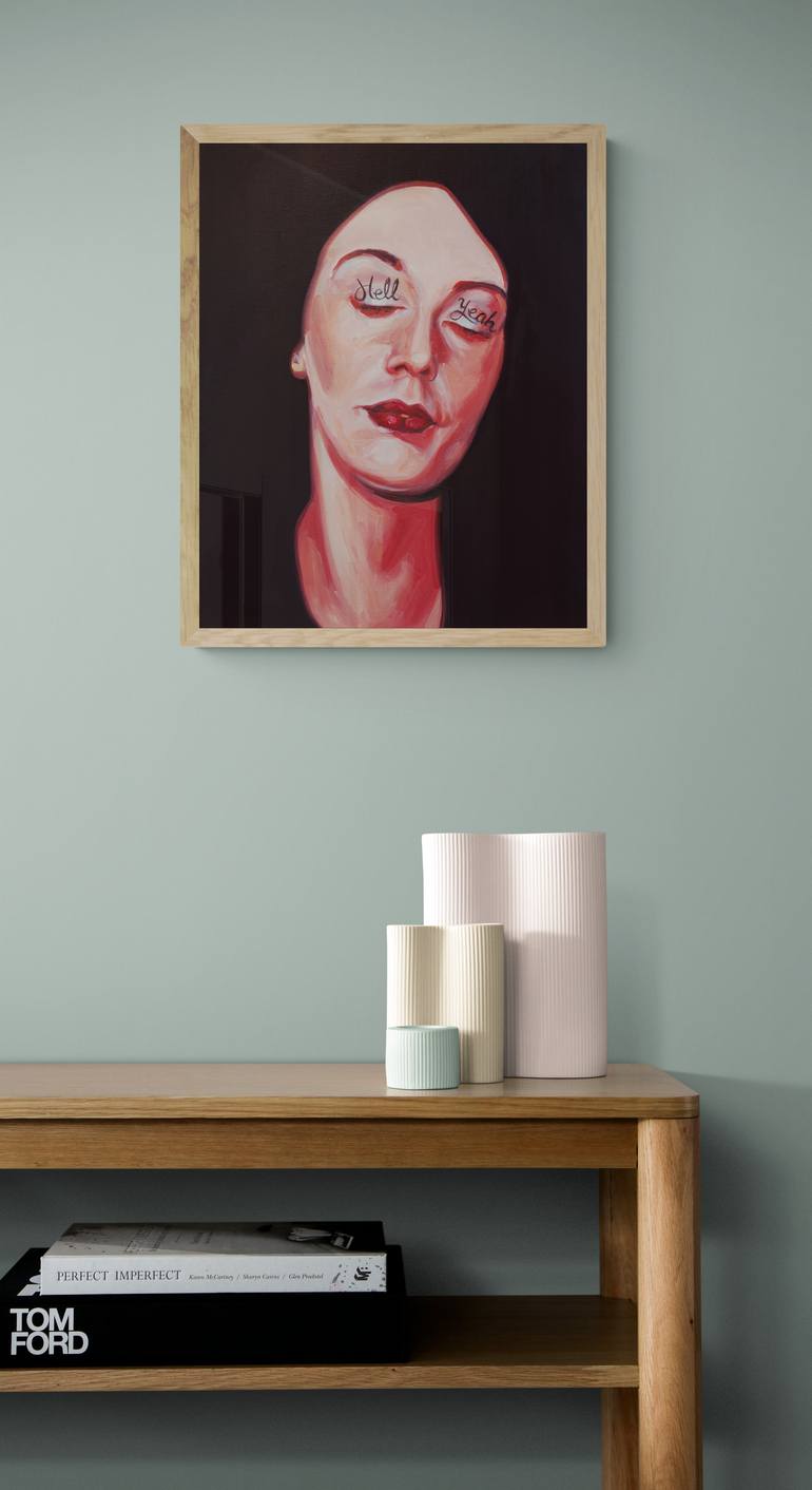 Original Figurative Women Painting by Valerie Lariviere
