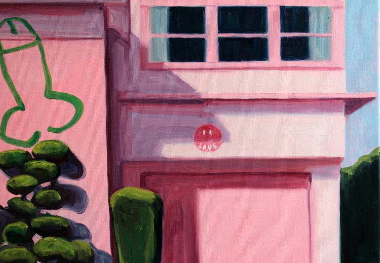 Original Modernism Graffiti Painting by Valerie Lariviere