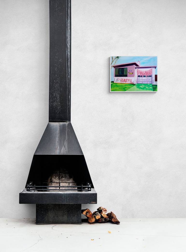 Original Modernism Graffiti Painting by Valerie Lariviere