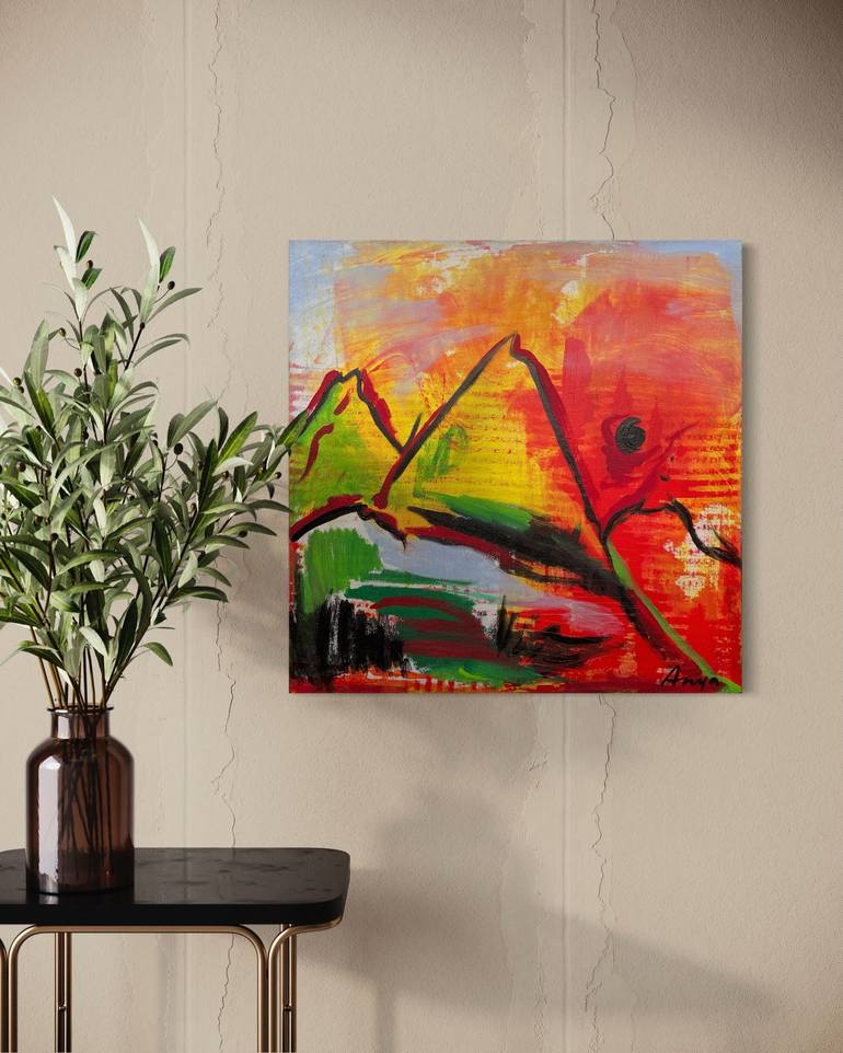 Original Contemporary Abstract Painting by Anna Kozlowski