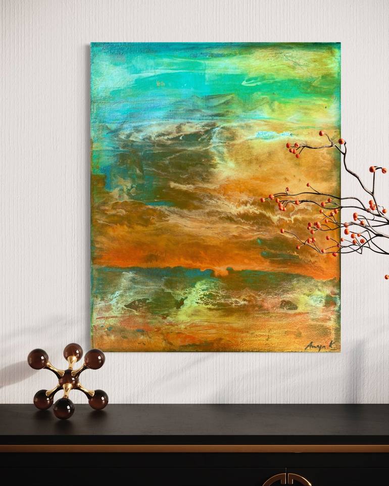 Original Abstract Painting by Anna Kozlowski