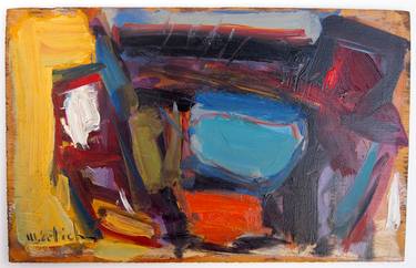 Original Abstract Expressionism Abstract Paintings by Mario Erlich