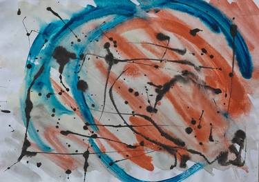 Print of Abstract Expressionism Time Paintings by Martine DF