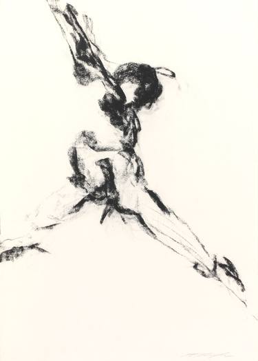 o.T., Kohle auf Papier, 70 x 50 cm, thumb