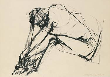 Original Expressionism Nude Drawings by Isabella Gabriel Niang