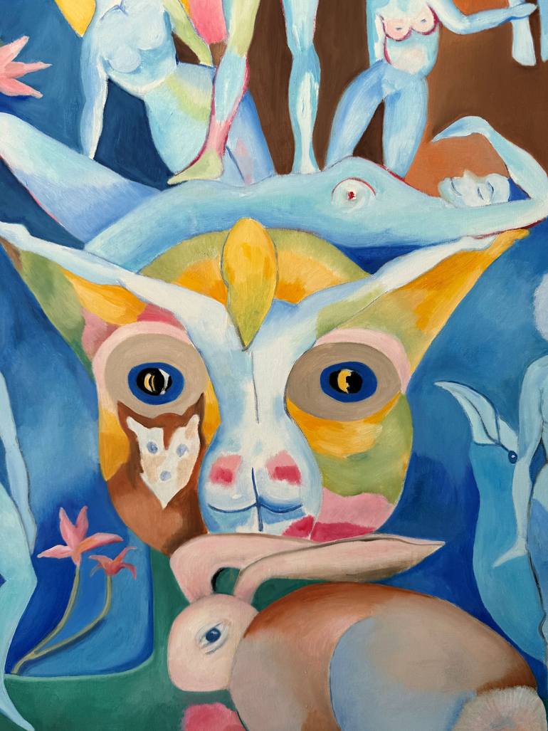 Original Contemporary Time Painting by Ritva Kangasperko