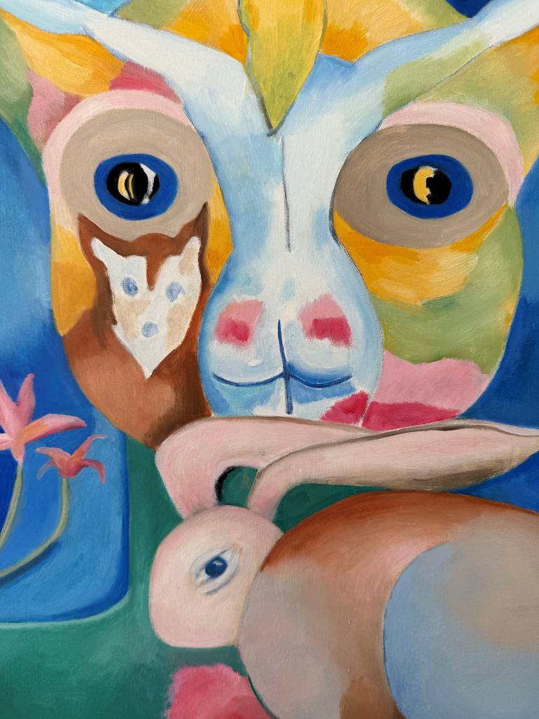 Original Contemporary Time Painting by Ritva Kangasperko