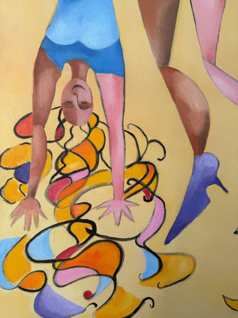 Original Contemporary Women Painting by Ritva Kangasperko