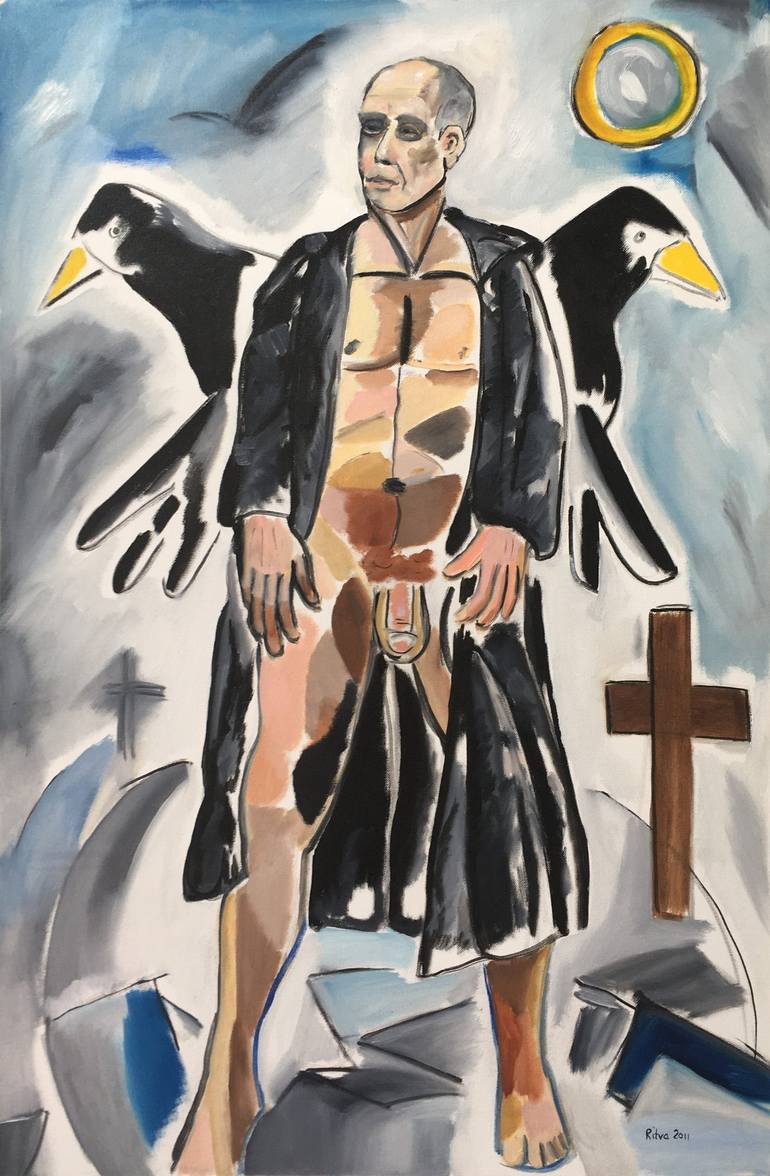 Original Figurative Classical Mythology Paintings by Ritva Kangasperko