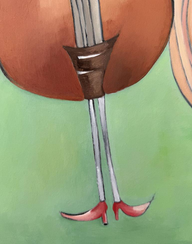 Original Conceptual Performing Arts Painting by Ritva Kangasperko
