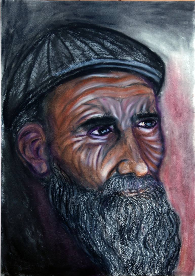 Original Portrait Drawing by Biplab K Datta