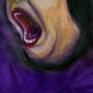 This art work is one of a series of three masks depicting screm.

This one depicts angry child scream

Art work on acid free Ph neutral 200gsm paper