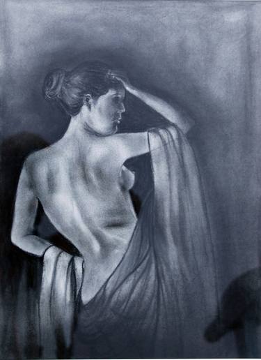 Nude Desire - charcoal study thumb