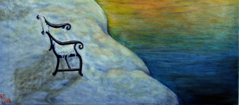 Original Conceptual Landscape Painting by B D