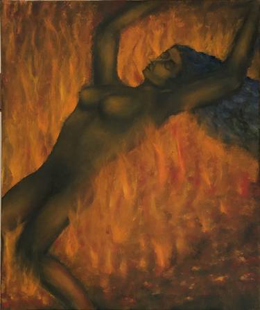 Original Modern Nude Paintings by Biplab K Datta