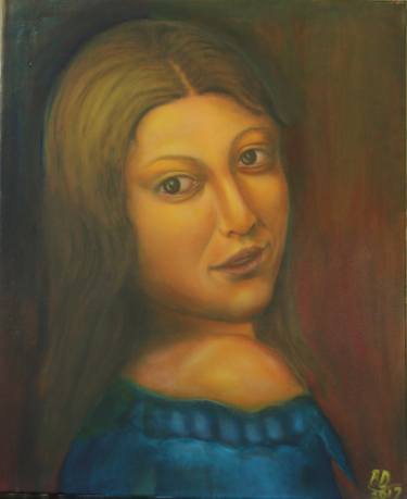 Print of Portrait Paintings by Biplab K Datta