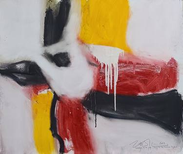 Original Abstract Expressionism Abstract Paintings by Vittorio Alberto Roberto